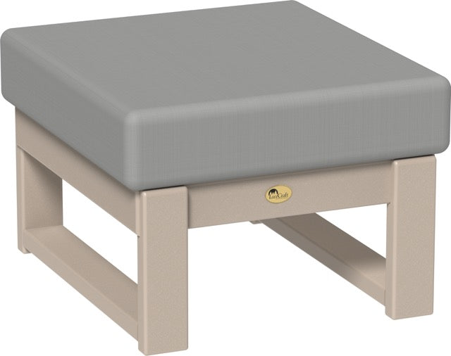 Lanai Deep Seating Ottoman Weatherwood-Spectrum Dove
