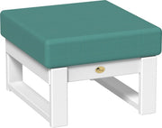 Lanai Deep Seating Ottoman White-Cast Breeze