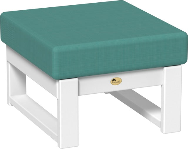 Lanai Deep Seating Ottoman White-Cast Breeze