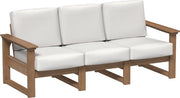 Lanai Deep Seating Sofa Antique Mahogany-Canvas