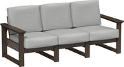 Lanai Deep Seating Sofa Brazilian Walnut-Spectrum Dove