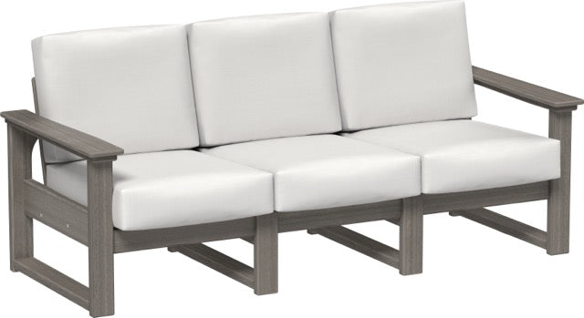 Lanai Deep Seating Sofa Coastal Gray-Canvas