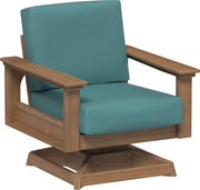 Lanai Deep Seating Swivel Rocker Antique Mahogany-Cast Breeze