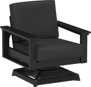 Lanai Deep Seating Swivel Rocker Black-Spectrum Carbon