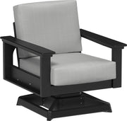 Lanai Deep Seating Swivel Rocker Black-Spectrum Dove