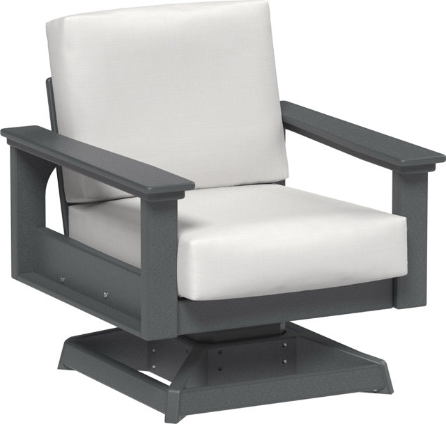 Lanai Deep Seating Swivel Rocker Slate-Canvas