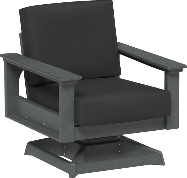Lanai Deep Seating Swivel Rocker Slate-Spectrum Carbon