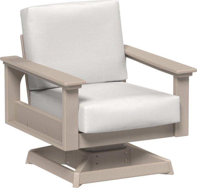 Lanai Deep Seating Swivel Rocker Weatherwood-Canvas