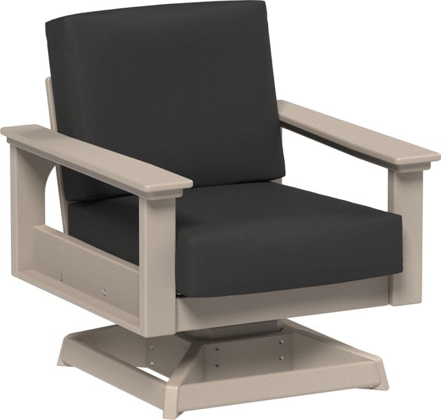 Lanai Deep Seating Swivel Rocker Weatherwood-Spectrum Carbon