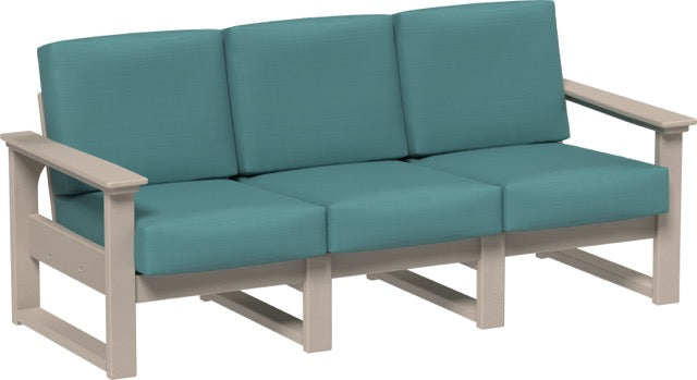 Lanai Deep Seating Sofa Weatherwood-Cast Breeze