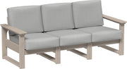 Lanai Deep Seating Sofa Weatherwood-Spectrum Dove