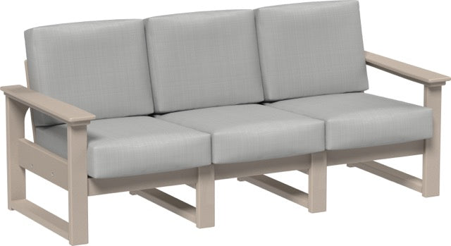 Lanai Deep Seating Sofa Weatherwood-Spectrum Dove