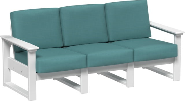 Lanai Deep Seating Sofa White-Cast Breeze