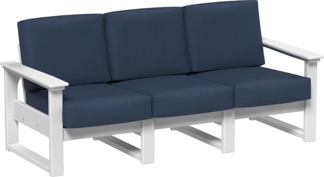 Lanai Deep Seating Sofa White-Spectrum Indigo