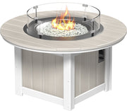 Lumin Fire Pit 46 Round Birch White
