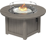 Lumin Fire Pit 46 Round Coastal Gray