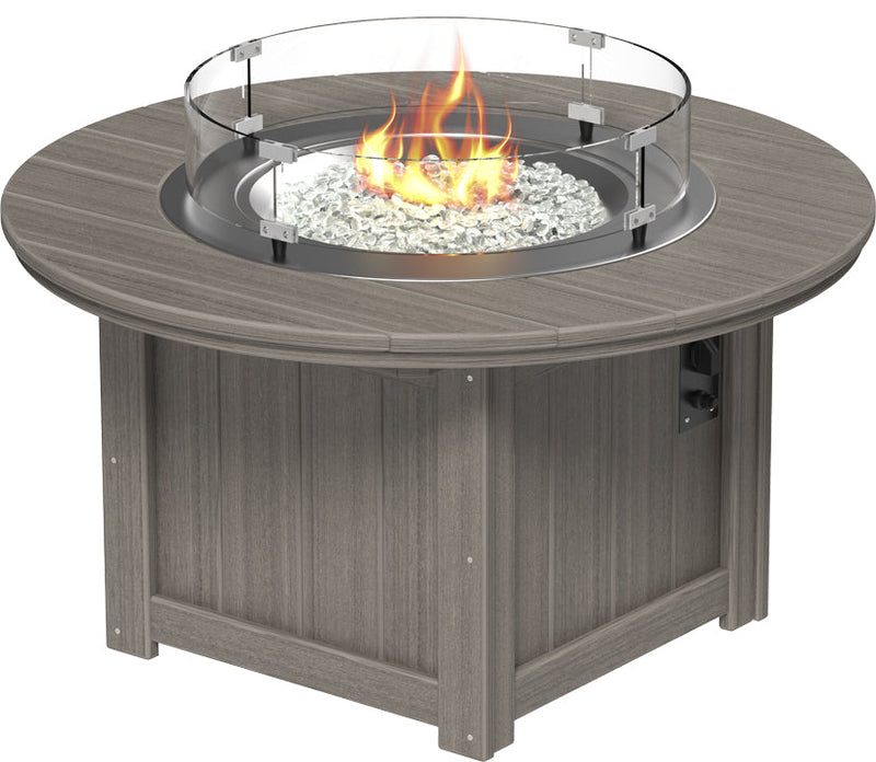 Lumin Fire Pit 46 Round Coastal Gray
