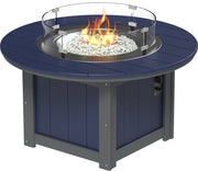 Lumin Fire Pit 46 Round Patriot Blue Slate