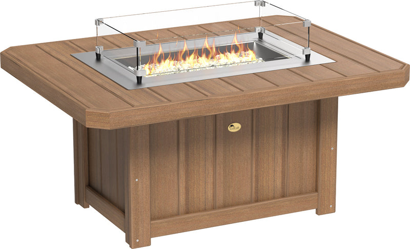 Lumin Fire Pit 51 Rectangular Antique