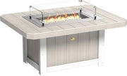 Lumin Fire Pit 51 Rectangular Birch