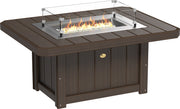 Lumin Fire Pit 51 Rectangular Brazilian