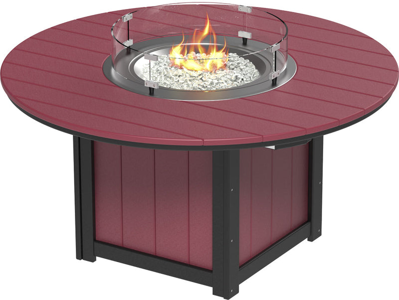 Lumin Fire Table 60 Round CHB Dining