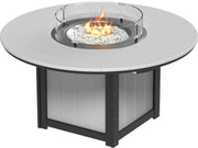Lumin Fire Table 60 Round DGB Dining