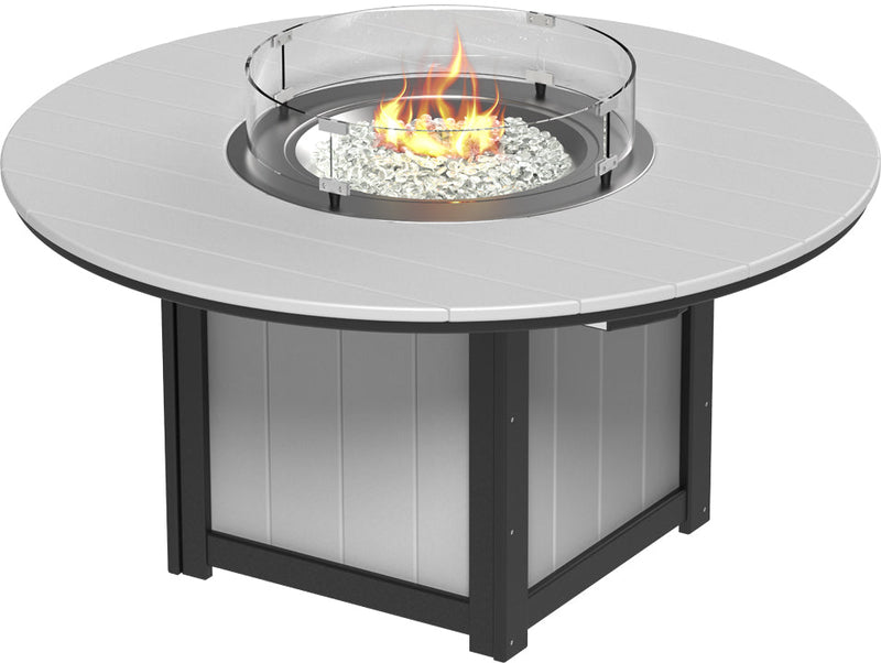 Lumin Fire Table 60 Round DGB Dining
