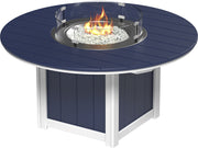 Lumin Fire Table 60 Round PBW Dining