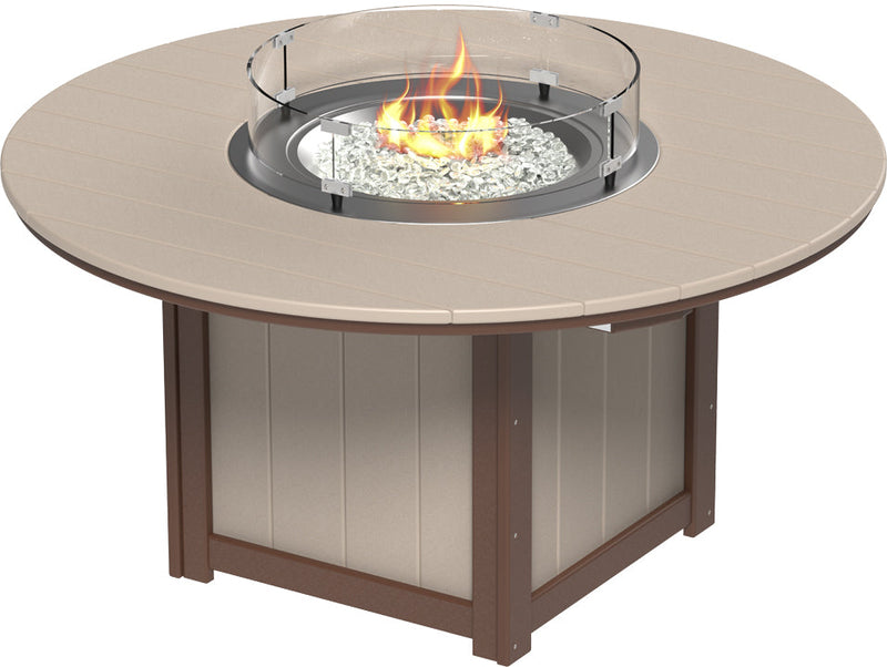 Lumin Fire Table 60 Round WWCBR Dining