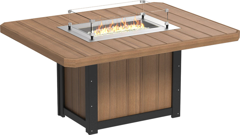Lumin Fire Table 62 Rectangular AMB Dining
