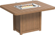 Lumin Fire Table 62 Rectangular AM Counter