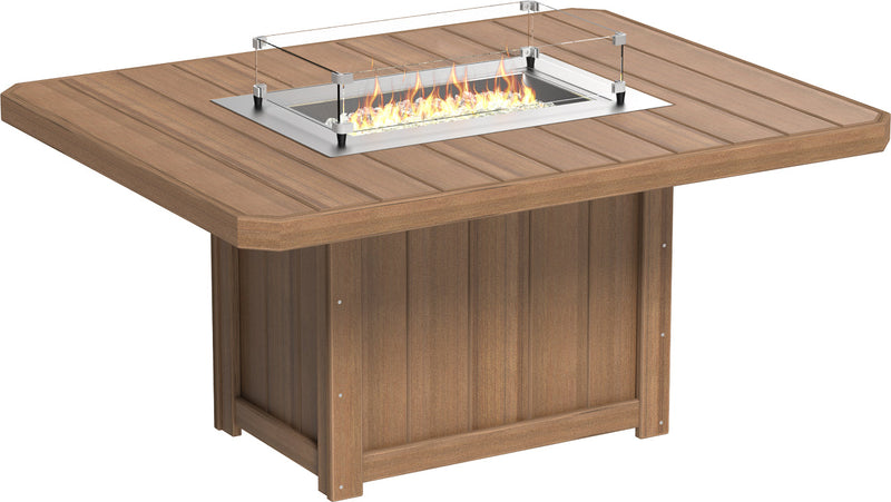 Lumin Fire Table 62 Rectangular AM Dining