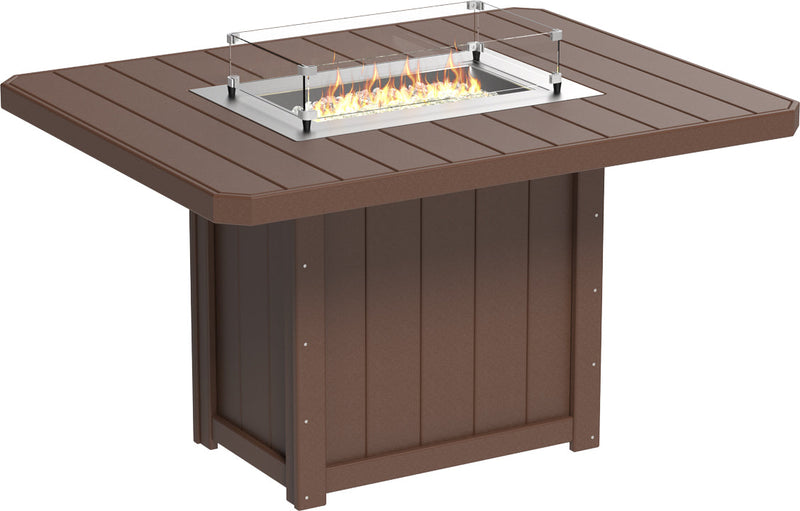 Lumin Fire Table 62 Rect. CBR Counter