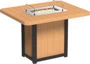 Lumin Fire Table 62 Rectangular CB Bar