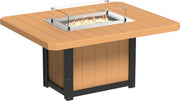 Lumin Fire Table 62 Rectangular CB Dining
