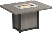 Lumin Fire Table 62 Rect. CGB Counter
