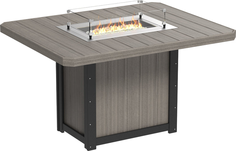 Lumin Fire Table 62 Rect. CGB Counter