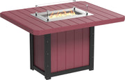 Lumin Fire Table 62 Rect. CHB Counter