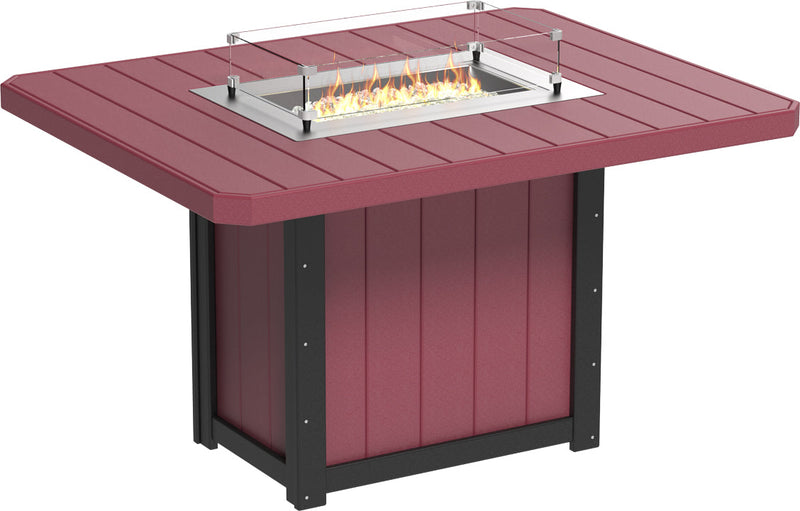 Lumin Fire Table 62 Rect. CHB Counter