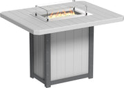 Lumin Fire Table 62 Rectangular DGS Bar