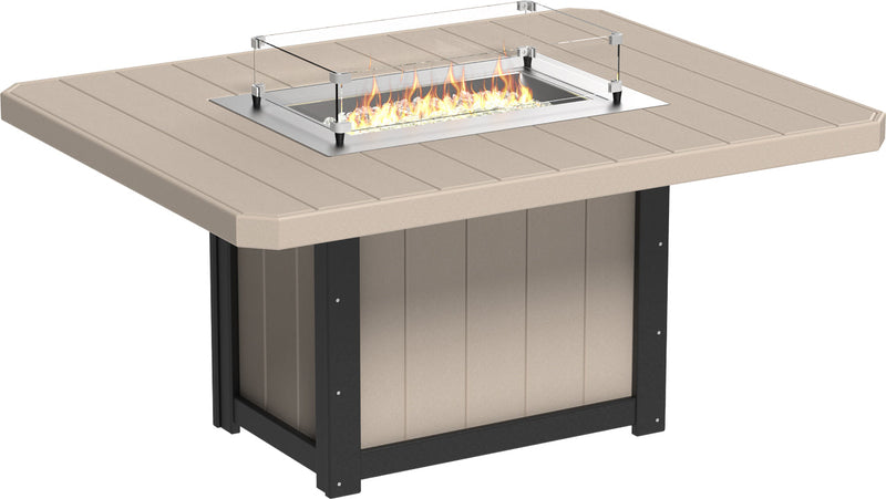 Lumin Fire Table 62 Rectangular WWB Dining