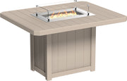 Lumin Fire Table 62 Rectangular WW Counter