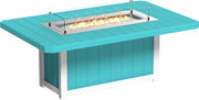 Lumin Fire Table 79 Rect. ABW Dining