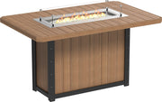 Lumin Fire Table 79 Rectangular AMB Bar