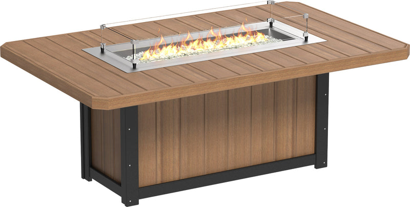 Lumin Fire Table 79 Rectangular AMB Dining