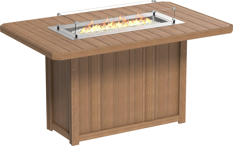 Lumin Fire Table 79 Rectangular AM Bar