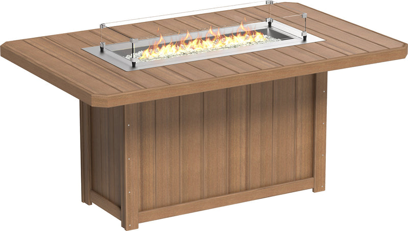 Lumin Fire Table 79 Rectangular AM Counter