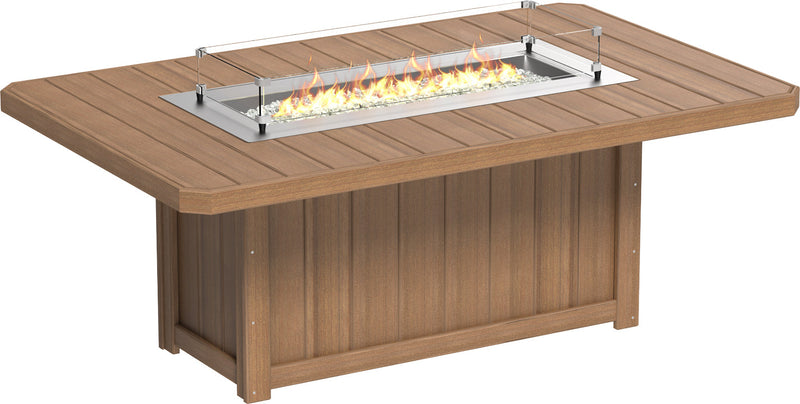 Lumin Fire Table 79 Rectangular AM Dining