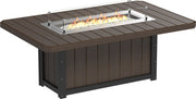 Lumin Fire Table 79 Rect BZWB Dining